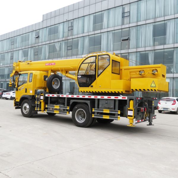 12 Ton Telescopic Boom Truck Crane Manual Hydraulic 12000KG Span 6600*5100mm