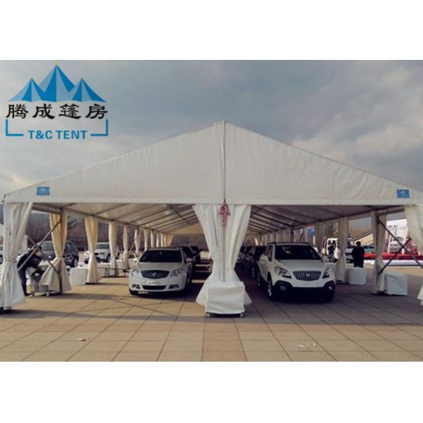 White PVC Roof Marquee Party Canopy Tent 25x45M Snow Resistant European Style