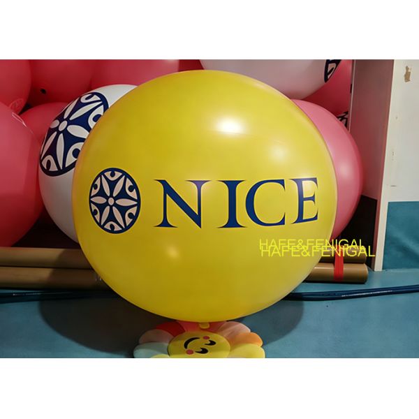 Interactive LED Inflatable Balls For Use In Crowds, Customizable With Logos