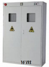 All Steel Single / Dual Gas Cylinder Cabinet Without Alarm/Combustible Alarm FW-WG810100