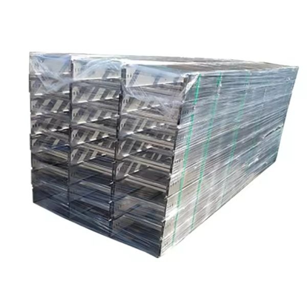 Silver Cable Ladder for Indoor Outdoor Compatible With Various Cable Types and Silver Finish