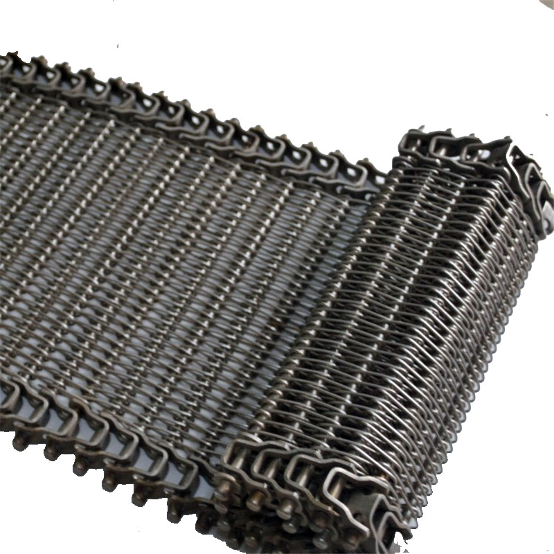Flexible Wire Mesh Conveyor Belt Offering Excellent Tensile Strength and Resistance to Abrasion for Heavy Load Transport