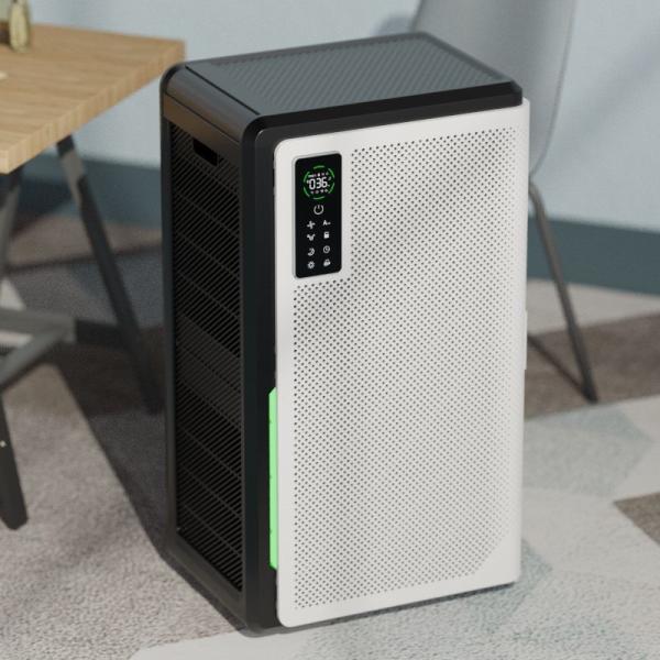 280W Hepa UV Air Purifier And Sterilizer Humidification Intelligent Automatic Mode For Big Space