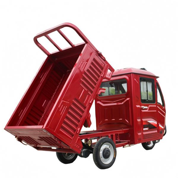 1500W Battery Semi-enclosed Electric Tricycles for Cargo 0-40km/h Speed and Battery Car