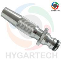 Nozla de rociado ajustable de latón metálico Chrome Revestida Nozla ajustable para riego a alta presión Niebla fina a chorro duro