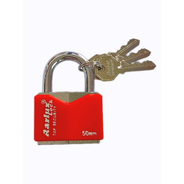 Hot Selling Wholesale China Padlock  Plastic Cover Rhombic Type Iron Padlock