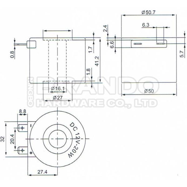 катушка соленоида DC DC 12V 14W 20W 24V для редуктора LANDI RENZO SE81 CNG