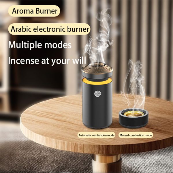 Luxury Alloy Portable Aroma Diffuser With Convenience Ambient Lighting