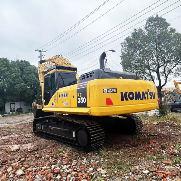 Original Used Large Excavator Komatsu PC350-7 1.4m³ Bucket Capacity 184kw Rated Power