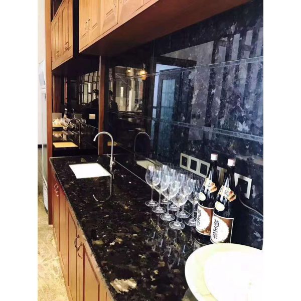 Antique Brown Granite Stone Tiles Wall Covering / Countertops Suit