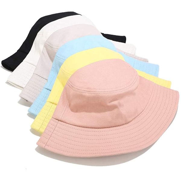 Custom Bucket Hats Embroidery  hat Uv Protection Sun Proof Customized Logo Imprint Caps