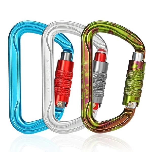 OEM Accepting 30KN Heavy Duty Carabiner Snap Hook for Mountain Climbing in Heavy Industry