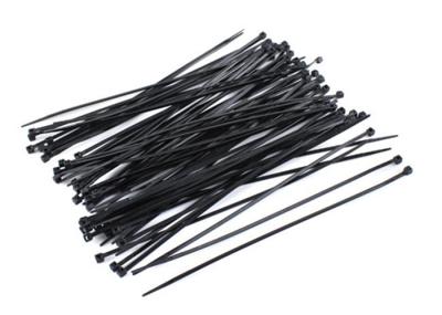 100 Pieces Nylon Zip Cable Ties Wraps High Tensile Strength OEM Service