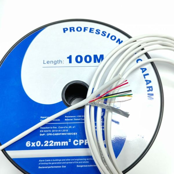 Медное проводниковое защищенное 4/6/8/12 ядро сигнализационного кабеля для Италии/Франции/Великобритании/ЮАР