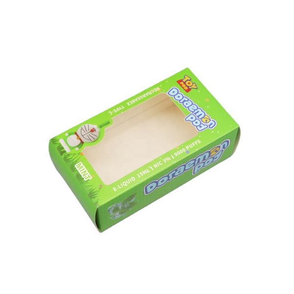 Eco-Friendly Recycled Ivory Board Paper Box with Transparency Lid for Custom Size Packaging