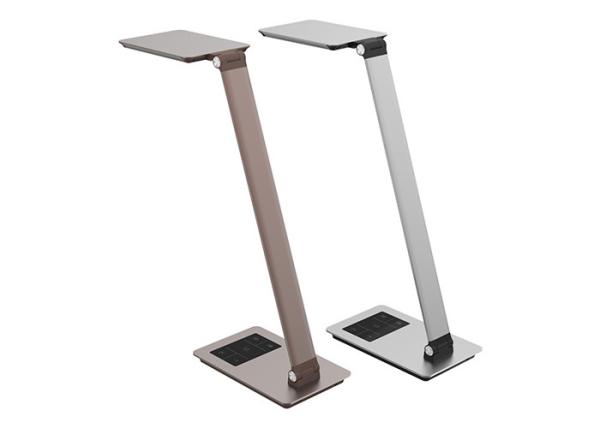 Flexible Adjustable Wireless LED Table Lamp For Study / Student Silver LED Desk Lamp