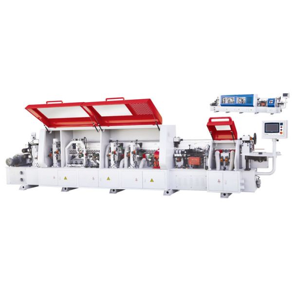 FZ-450DJK Auto Edge Banding Machine(pre-milling + profiling tracking + slotted) for furniture making