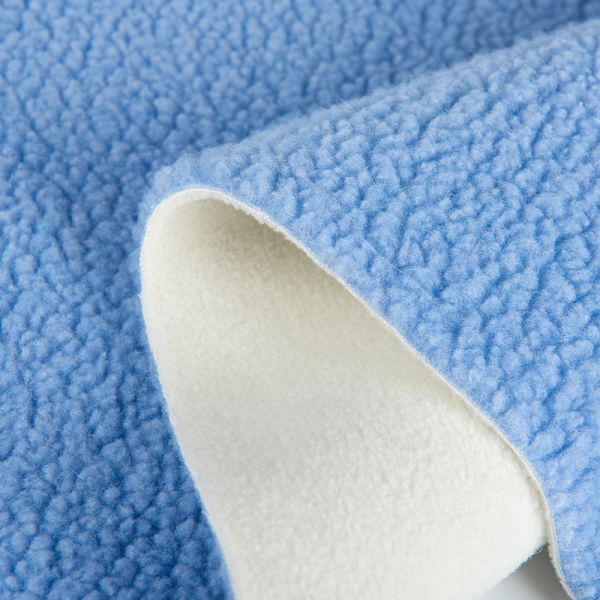 100% Polyester Sherpa Fleece Teddy Bonded Suede Knitted Fabric for Garment Making
