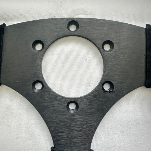 DELUXON 350mm Deep Dish 65mm Racing Steering Wheel 6 Bolt Universal Suede Performance Wheel