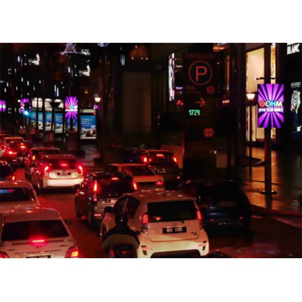 1921 Lamp Street Light Pole LED Display 320x160mm WIFI Control