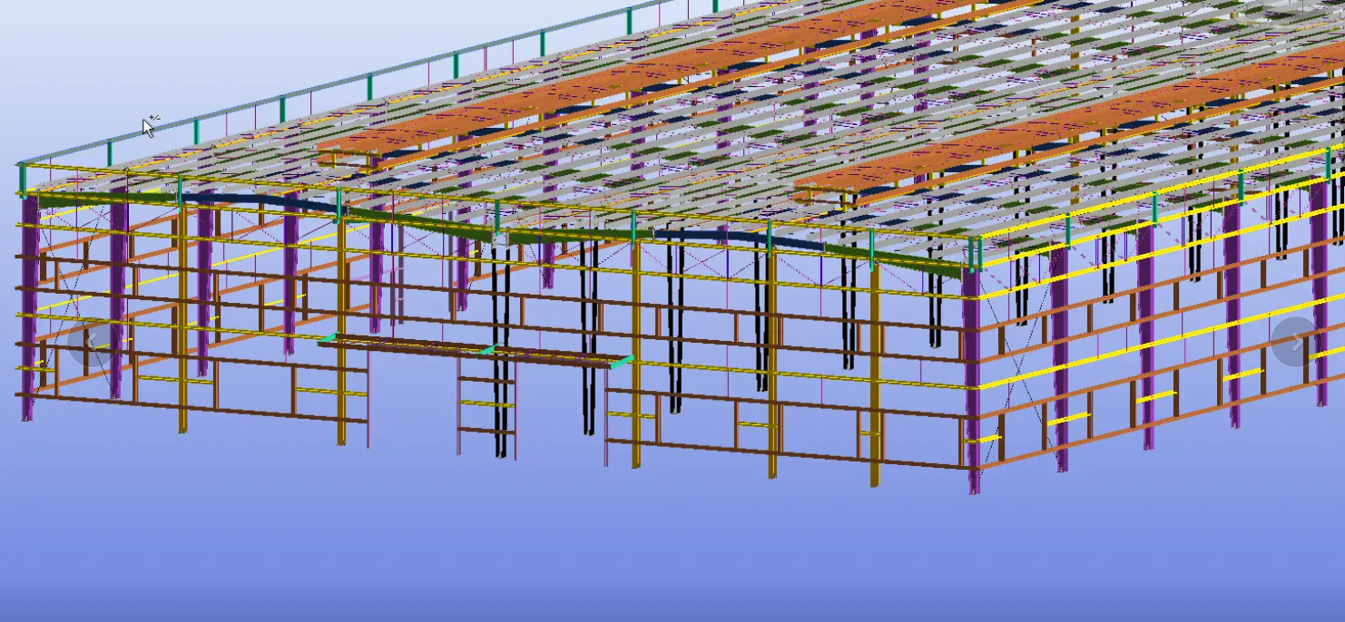 Entrepôt de structure en acier léger Q235 Bâtiment de l'usine de construction en acier