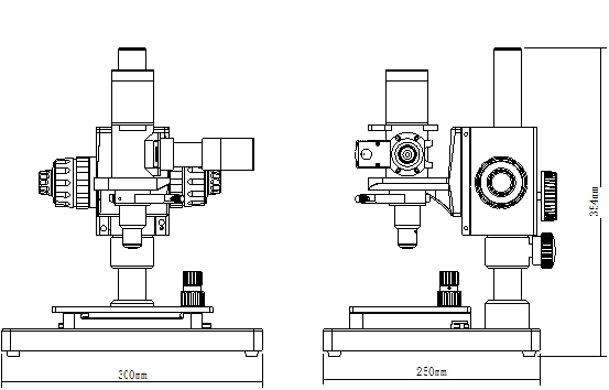 Optical Single Lens Industrial Microscope DIC Differential Interference Contrast