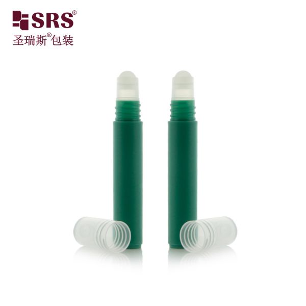 Elegant 7ml White Roll On Bottle For Essential Oil With Available Logo Printing