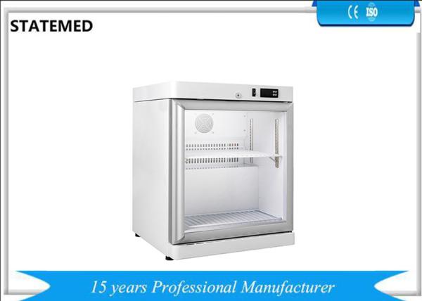2℃ - 8℃ Mini Pharmaceutical Grade Refrigerator 60l Capacity With Glass Door