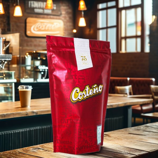 Sacoche pour le café à l'usage de l'homme Emballage alimentaire Sacoche en plastique en papier d'aluminium résistant à l'humidité Sacoches de café étanches à la chaleur