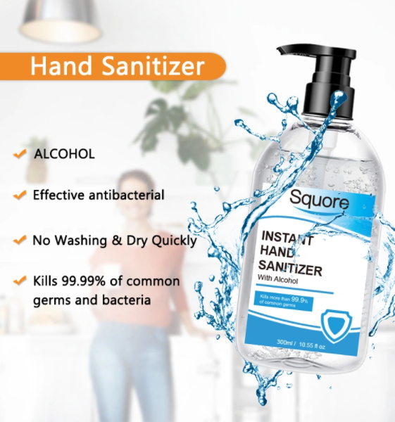 Convenient Hospital Waterless Hand Sanitizer Anti Bacterial 70% Alcohol