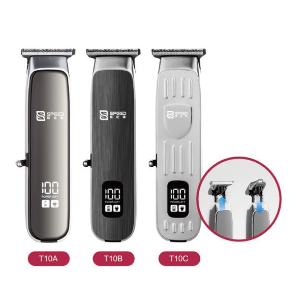 T10 светодиодный дисплей Микростриммер для волос для домашнего использования Электрическая стрижка для волос 600mAh 5V-1A