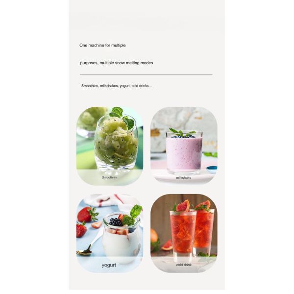 600 Capacity Slush Ice Cream Machine for Commercial in 220-240v Voltage
