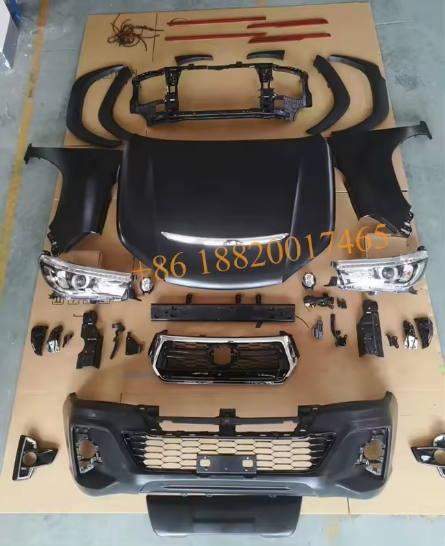 Toyota Hilux Revo Rocco 2021 Корпусные комплекты Передняя губа с решеткой