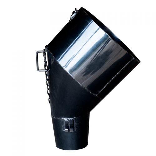 Metal Fab Products Black Painting do funil da coleção do aço carbono