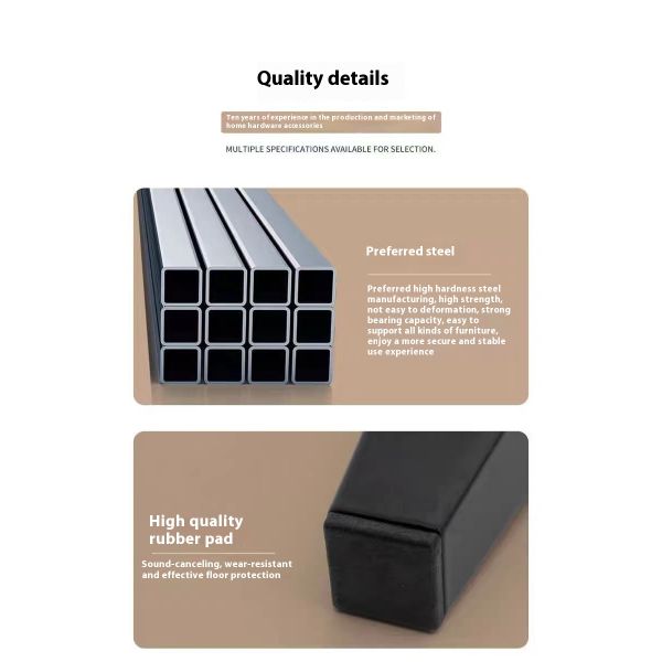 Furniture Legs Gold Modern Nightstand TV Stand Feet Steel Metal Furniture Bed Cabinet Sofa Legs