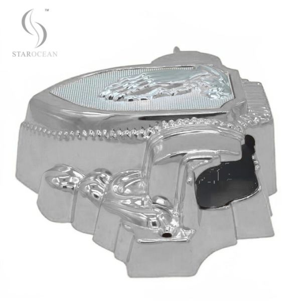 Высококачественный пластиковый серебряный уголок гробницы погребальные украшения оптом 20#S