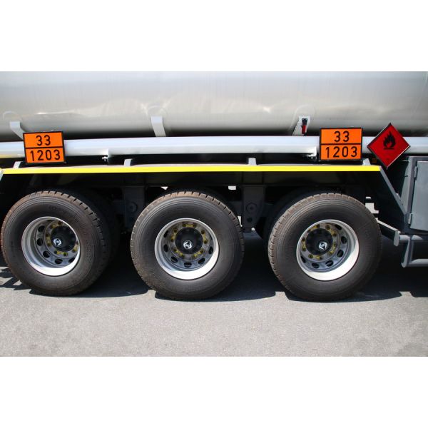 Liquefied Gas Tanker Truck Semi Trailer Capacity 36000L 3 Axles High Effective