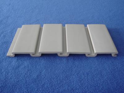 Panneaux de PVC Slatwall de Taupe de buanderie, affichage de panneau de lamelle de PVC