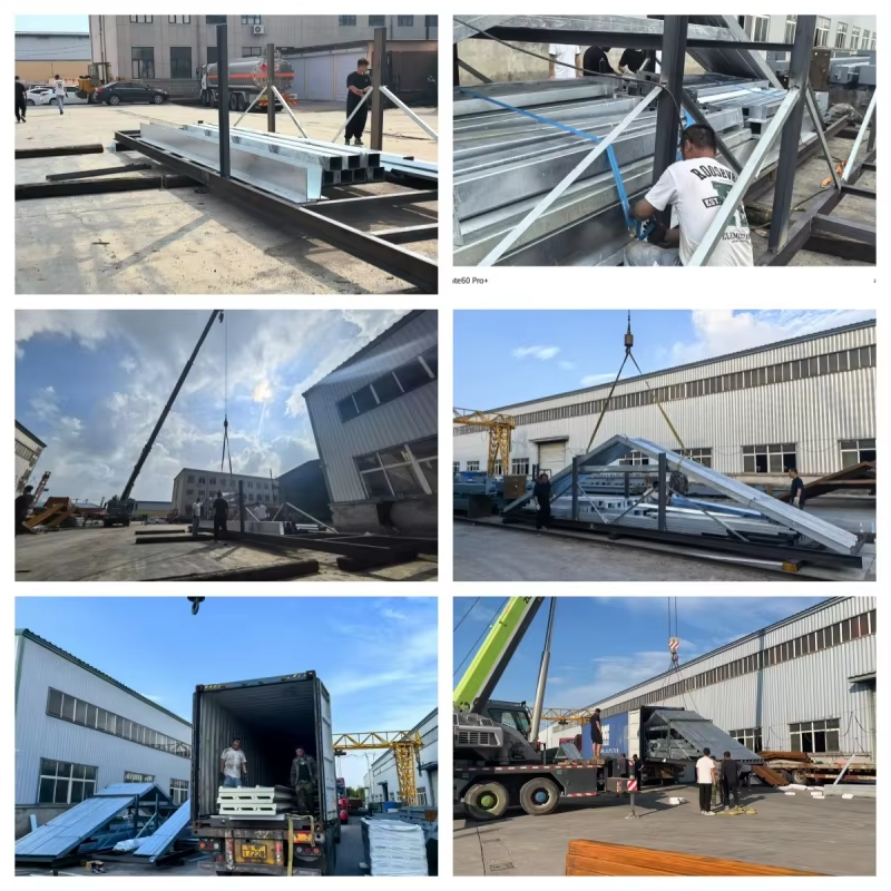 High Strength Steel Structure Hangar Construction Pre Engineered Metal Frame Hangar