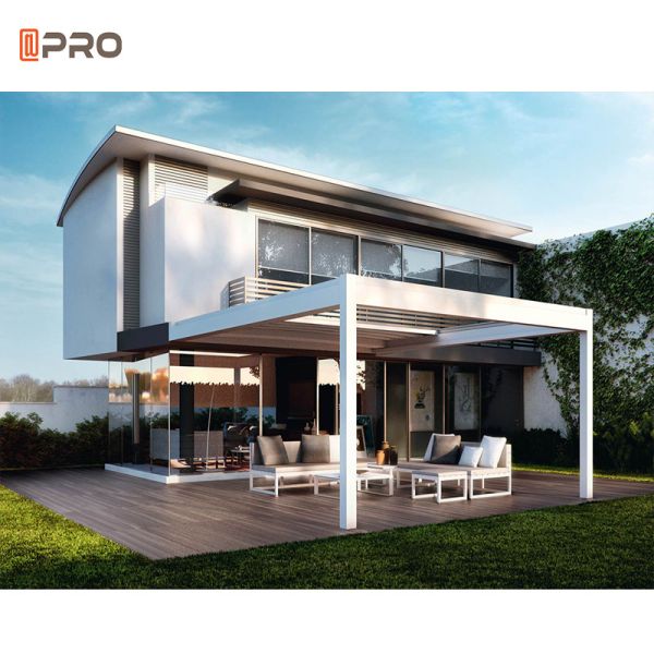 Waterproof Aluminum Alloy Pergola Gazebo Louvers For Garden
