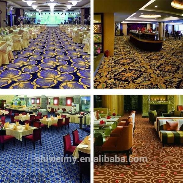 Wholesale printed traditional nylon wall to wall carpet for bar