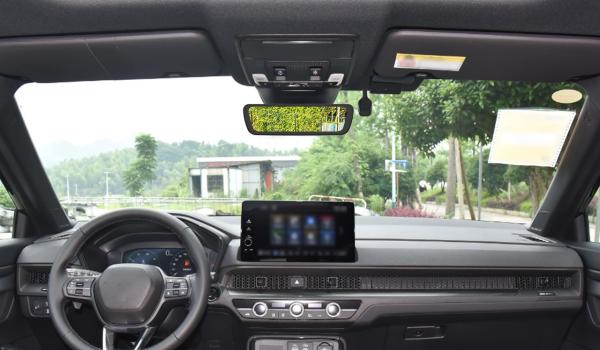 Coaxial Digital 1080P Rearview Mirror Dual Channel Recorder 9.35 Inch For Honda CRV