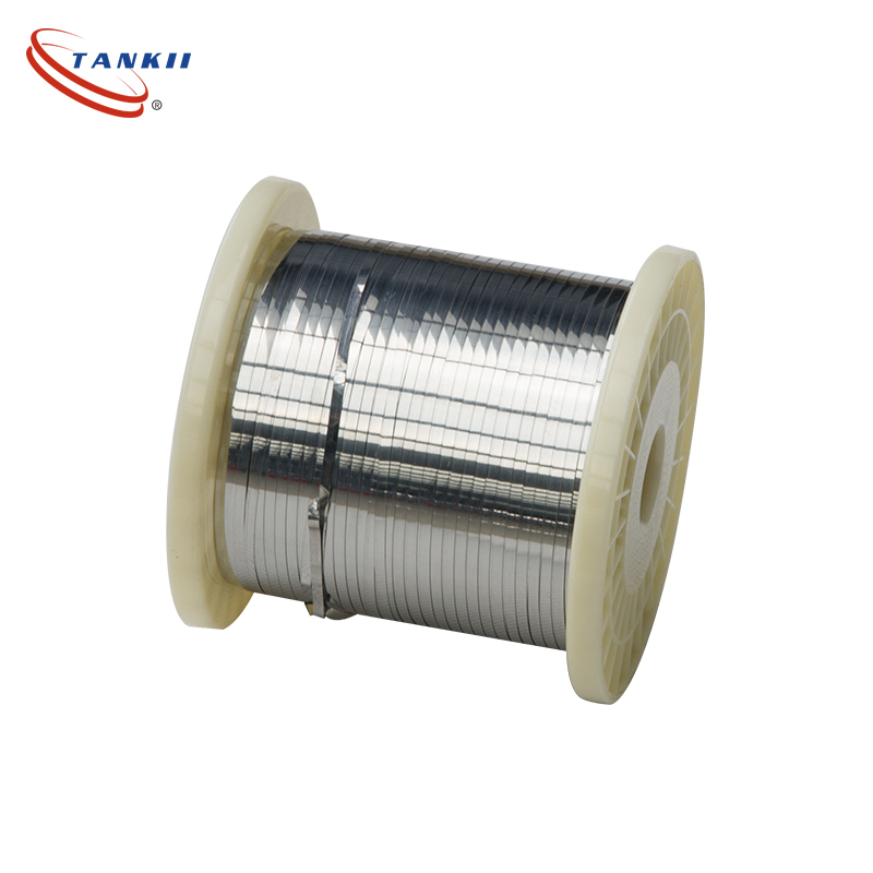 0.1*0.2mm CuNi44 Copper-Nickel Alloy Flat Wire for Under Floor Heating Cable - Low Resistance Heating Alloy