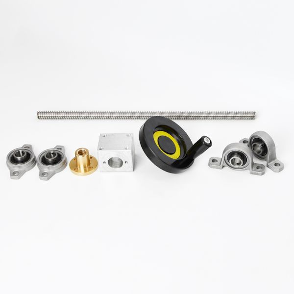 Diameter 100mm Screw Nut Machine Handwheel With Handle