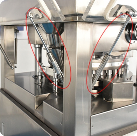 Máquina de compressão de comprimidos rotativa totalmente automática de dupla cor para bloco de lavagem de louça