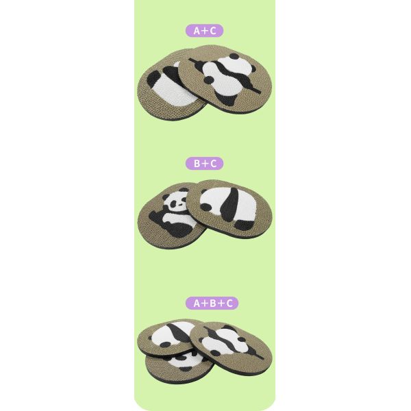 Cat Cardboard Scratcher Corrugated Claw Grinding Toy for Energetic Cats