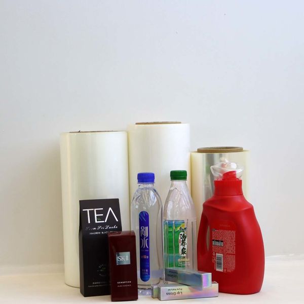 Custom Width Bopp Transparent Film Polyester Laminating Film For Daily Cosmetics Label Printing