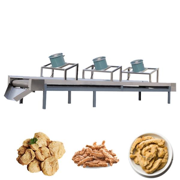 linha de produção maquinaria da carne da proteína de soja de 380V 50HZ 150kg/H do petisco