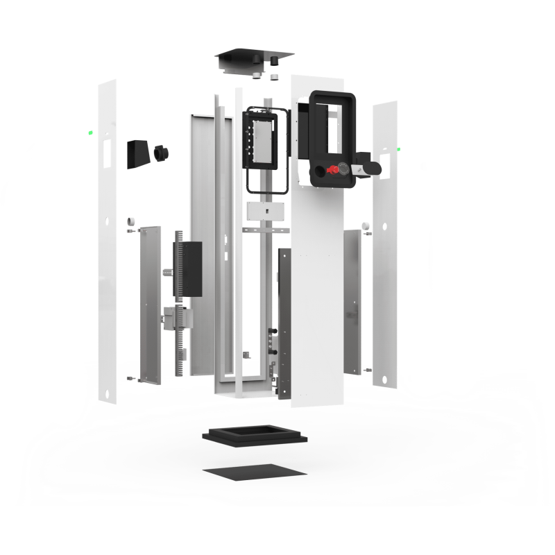 C4 Dual Gun Electric Vehicle Accessories 84kW AC Charging Pile