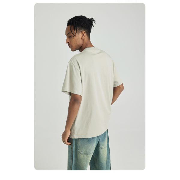 Custom 190G RTS Quick Dry T-Shirt for Men Casual Style Knitted Weaving Method Knitted
